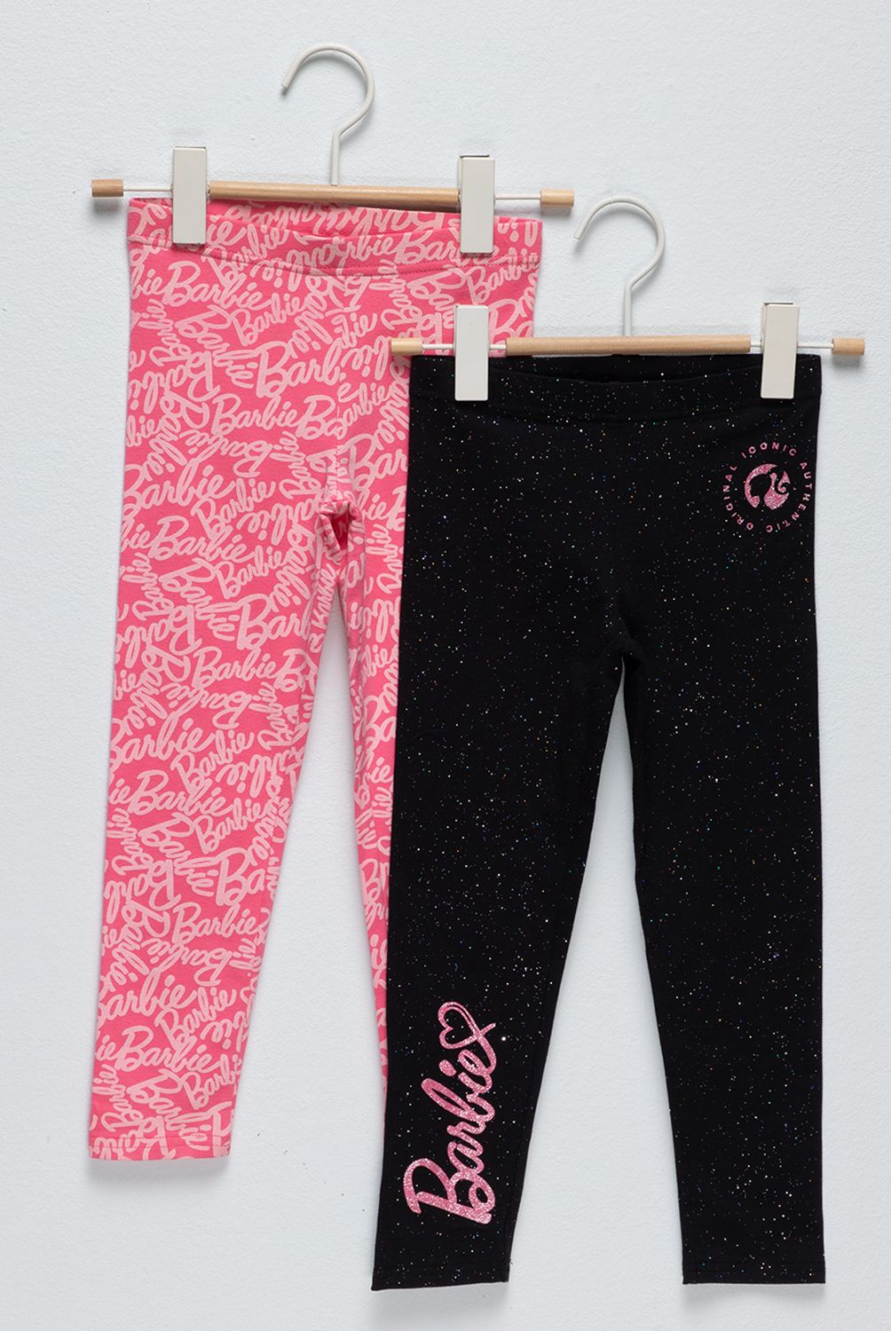 BARBIE - Pack de 2 Calzas Algodón Niña Barbie