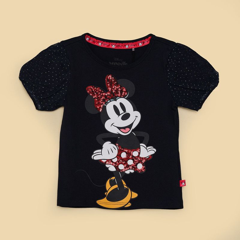 MINNIE - Polera Niña Algodón Minnie