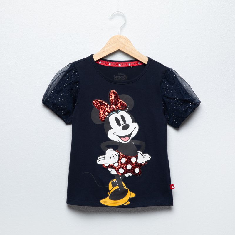 MINNIE - Polera Niña Algodón Minnie