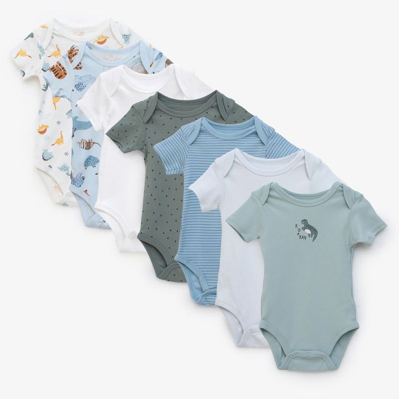 YAMP - Pack De 7 Bodys Algodón Bebé Niño Yamp