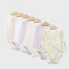 YAMP - Pack 7 Bodys Bebé Niña