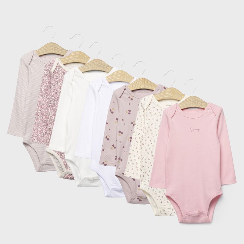 YAMP - Pack 7 Bodys Bebé Niña Yamp