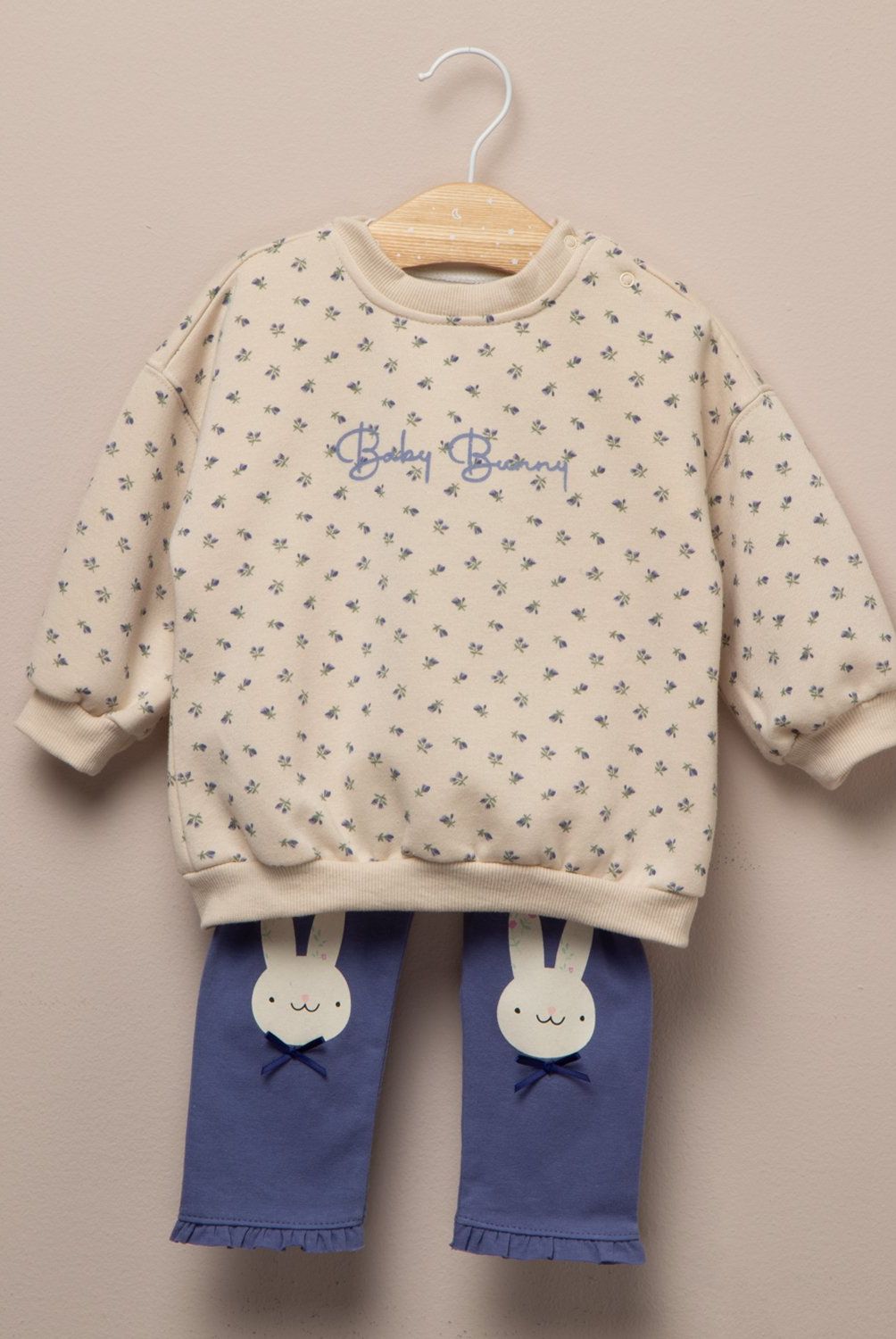 YAMP - Conjunto Body Más Polerón Y Calza Bebé Niña Yamp
