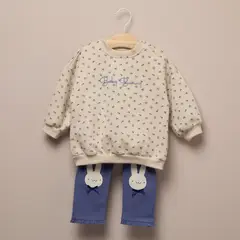 YAMP - Conjunto Body Más Polerón Y Calza Bebé Niña