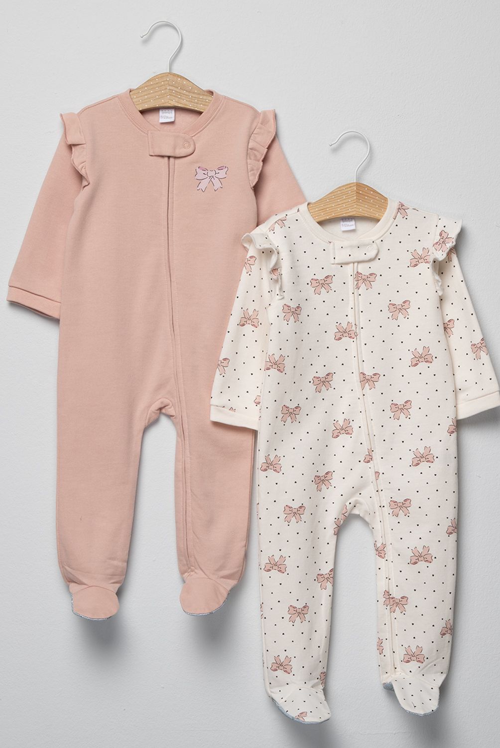 YAMP - Pack 2 Pijamas Franela Bebé Niña