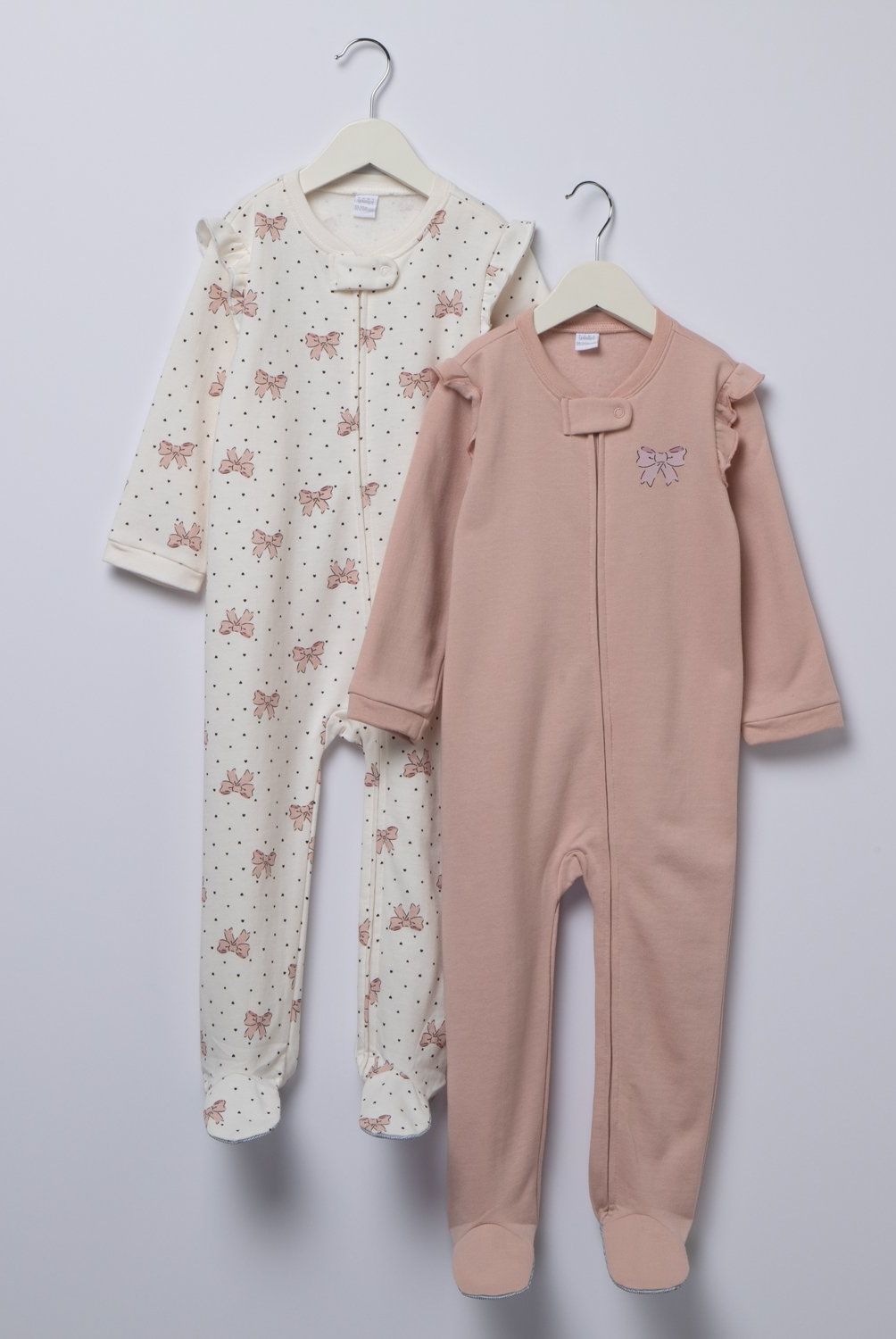 YAMP - Pack 2 Pijamas Franela Bebé Niña