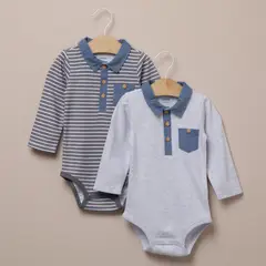 YAMP - Pack 2 Body Bebé Niño