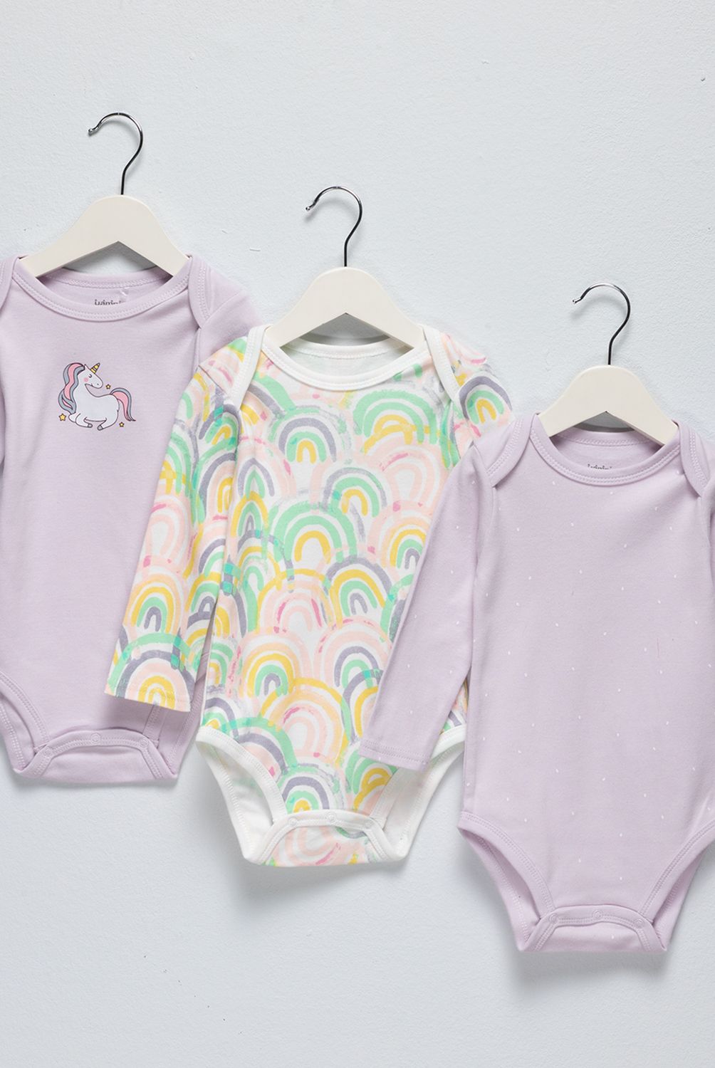 YAMP - Pack 3 Body Bebé Niña Yamp