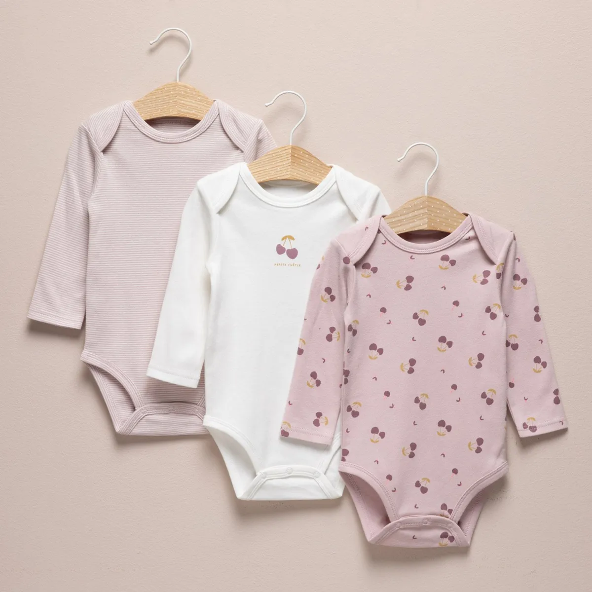 YAMP - Pack 3 Body Bebé Niña Algodón Yamp