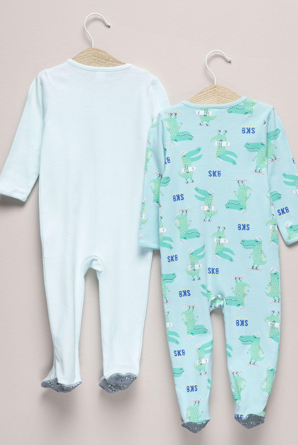 YAMP - Pack 2 Pijamas Franela Bebé Niña