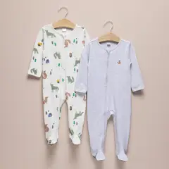 YAMP - Pack 2 Pijamas Franela Bebé Niña