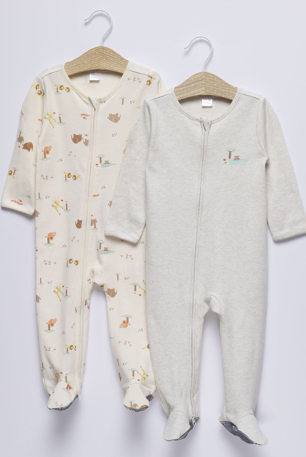 YAMP - Pack 2 Pijamas Franela Bebé Niña