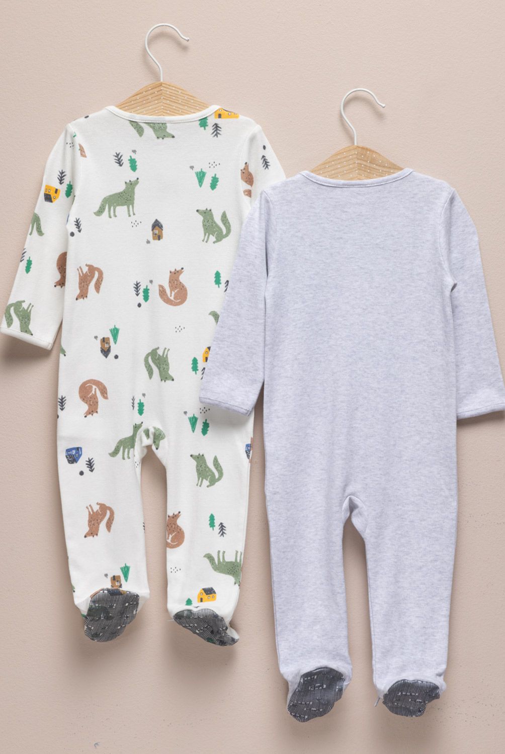 YAMP - Pack 2 Pijamas Franela Bebé Niña
