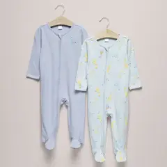 YAMP - Pack 2 Pijamas Franela Bebé Niña
