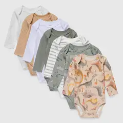 YAMP - Pack 7 Bodys Bodys Bebé Niño