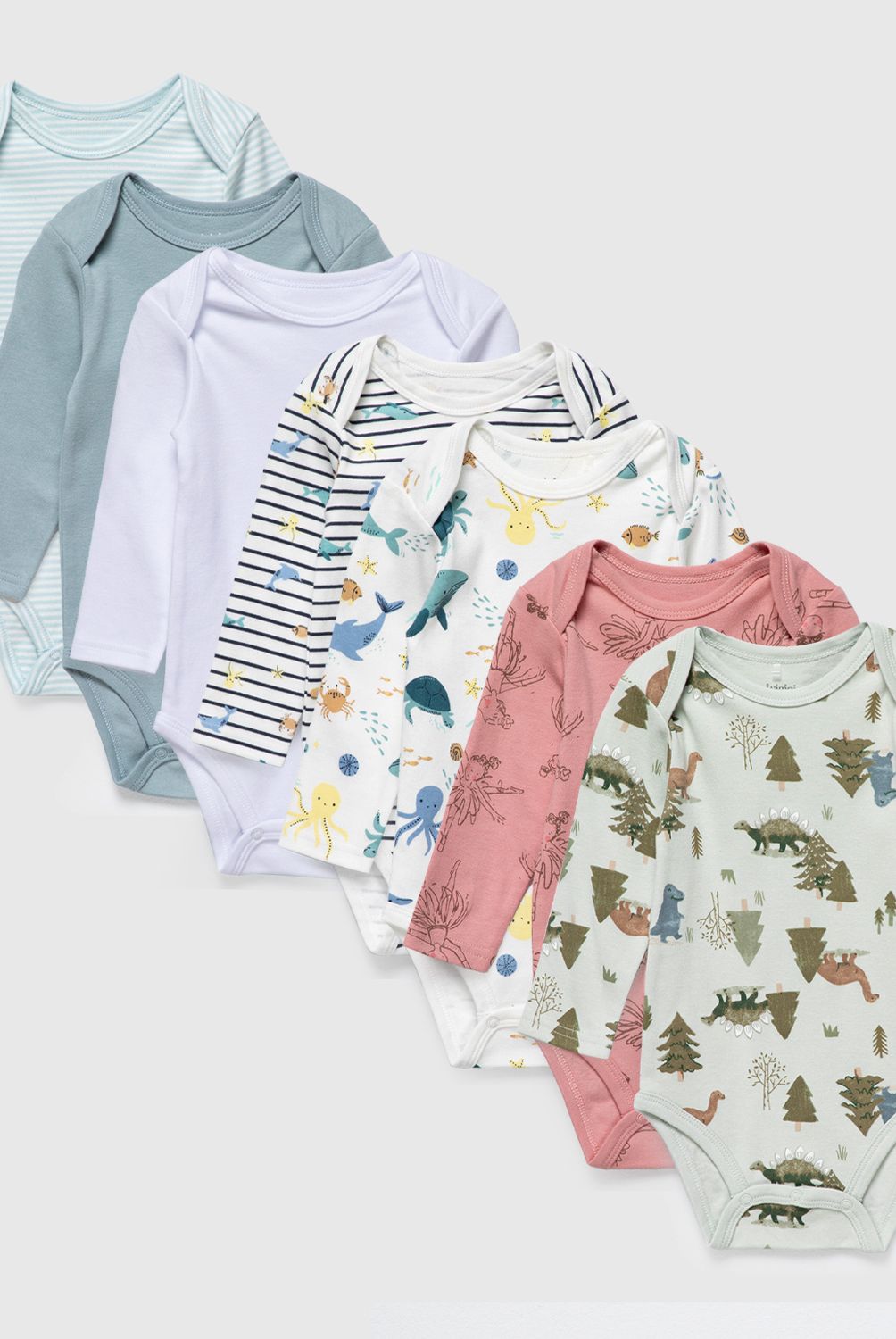 YAMP - Pack 7 Bodys Bodys Bebe Niño