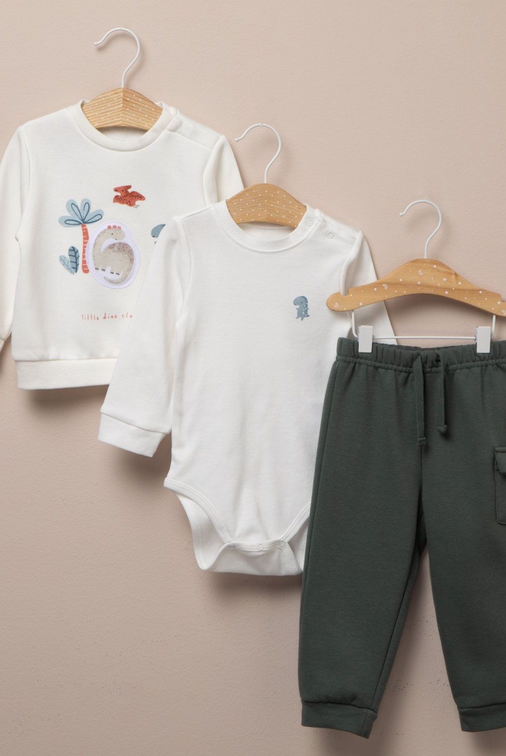 YAMP - Conjunto Body Más Polerón Más Pantalón Bebé Niño Yamp