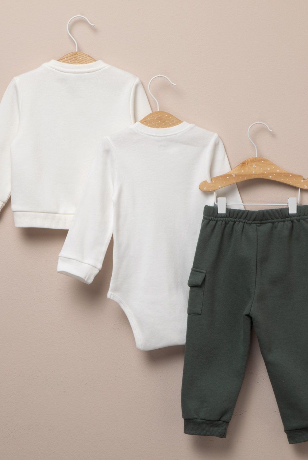 YAMP - Conjunto Body Más Polerón Más Pantalón Bebé Niño Yamp