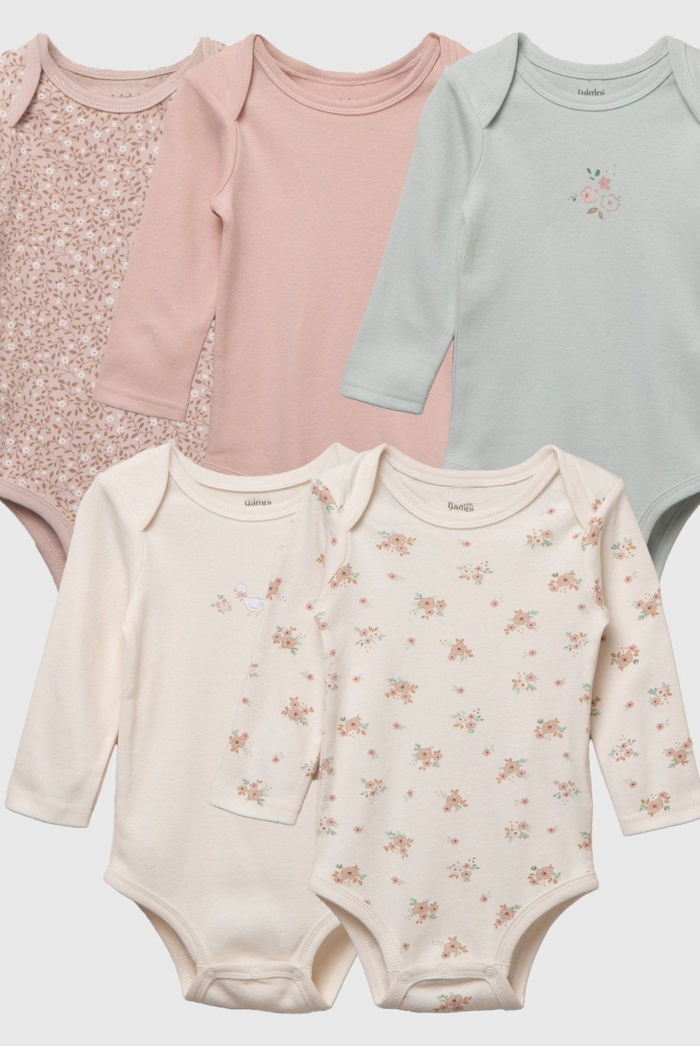 YAMP - Pack 5 Bodys Bebé Niña Yamp