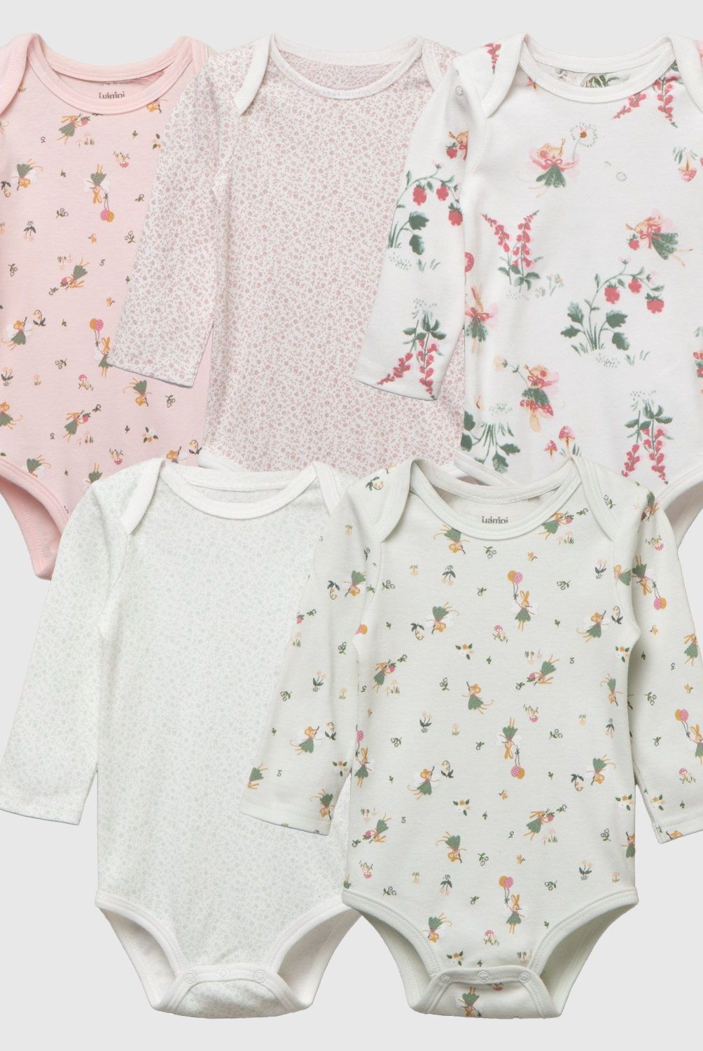 YAMP - Pack 5 Bodys Bebé Niña Yamp