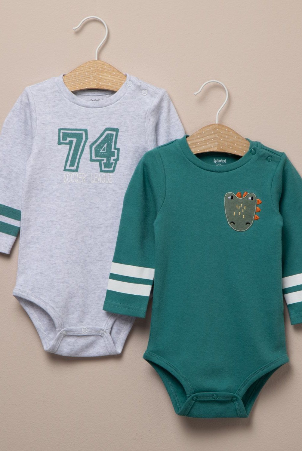 YAMP - Pack 2 Body Bebé Niño Yamp