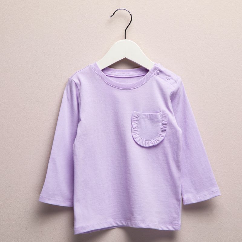YAMP - Polera Manga Larga Bebé Niña Algodón Yamp