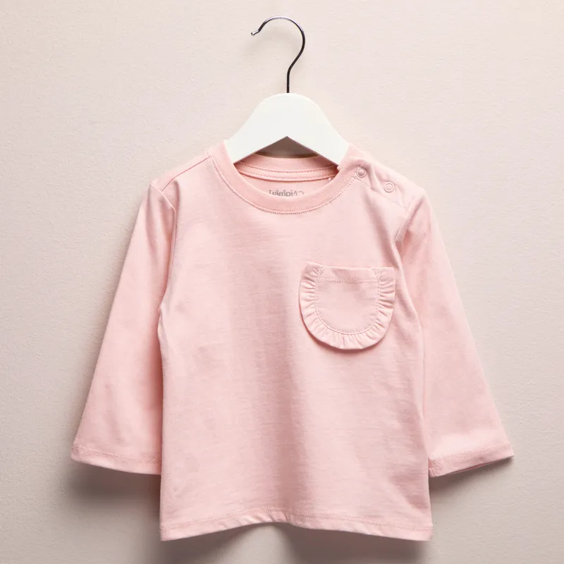 YAMP - Polera Manga Larga Bebé Niña Algodón Yamp