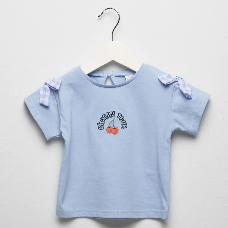 YAMP - Polera Manga Corta Bebé Niña Algodón Yamp