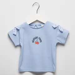 YAMP - Polera Manga Corta Bebé Niña Algodón