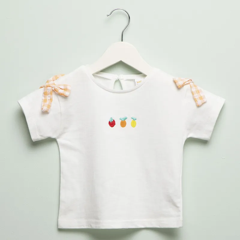 YAMP - Polera Manga Corta Bebé Niña Algodón Yamp
