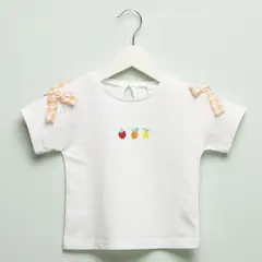 YAMP - Polera Manga Corta Bebé Niña Algodón