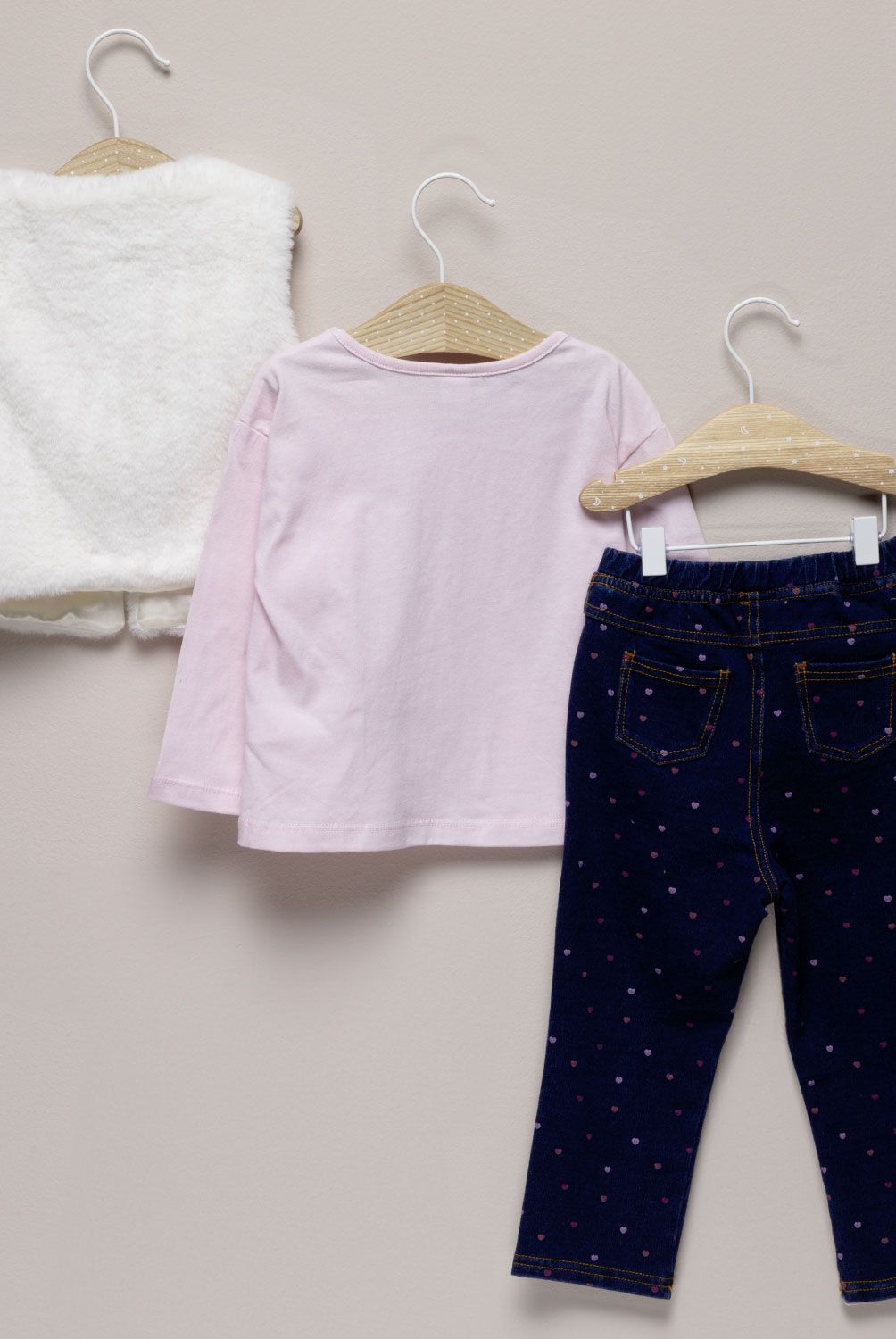 YAMP - Conjunto Polera Más Peludo Más Pantalón Bebé Niña Yamp