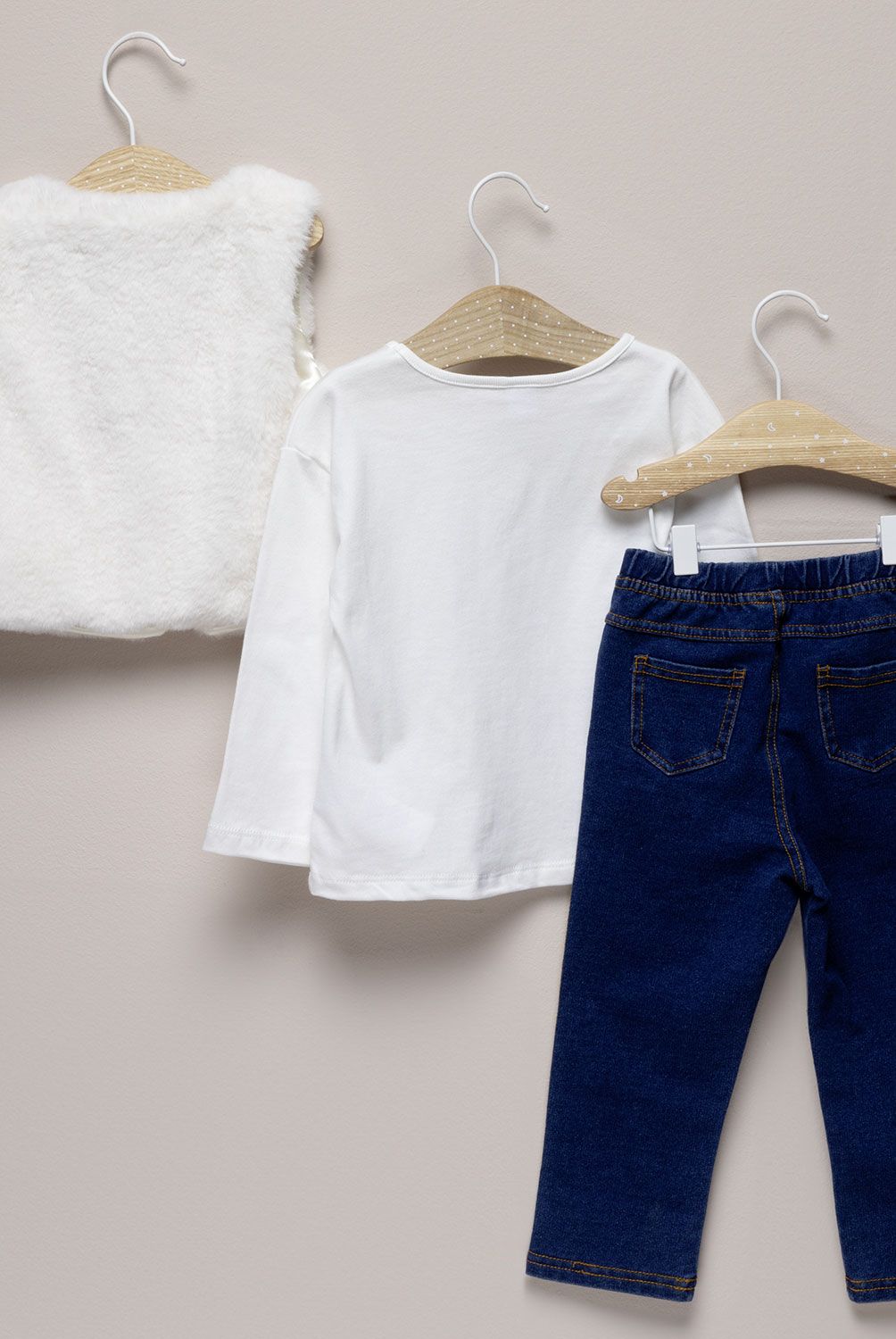 YAMP - Conjunto Polera Más Peludo Más Pantalón Bebé Niña Yamp