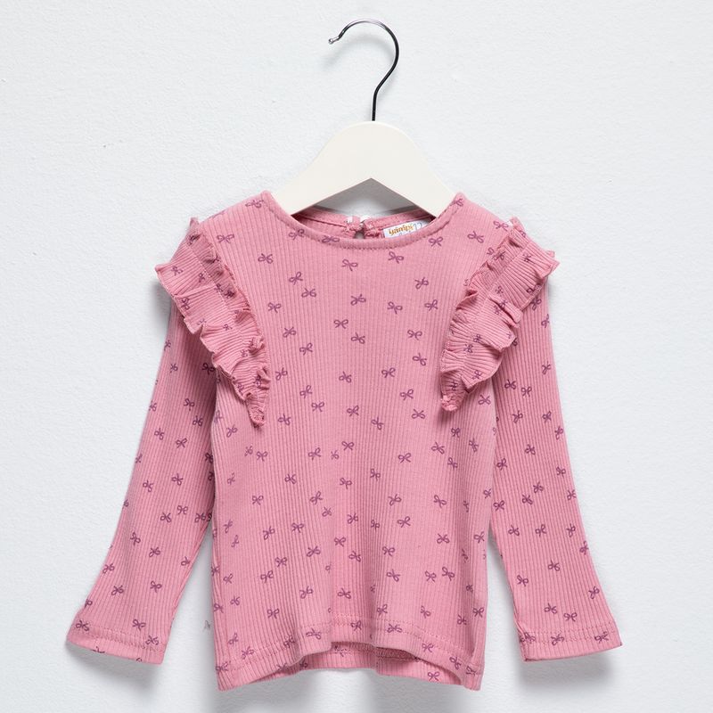 YAMP - Polera Manga Larga Bebé Niña Algodón Yamp