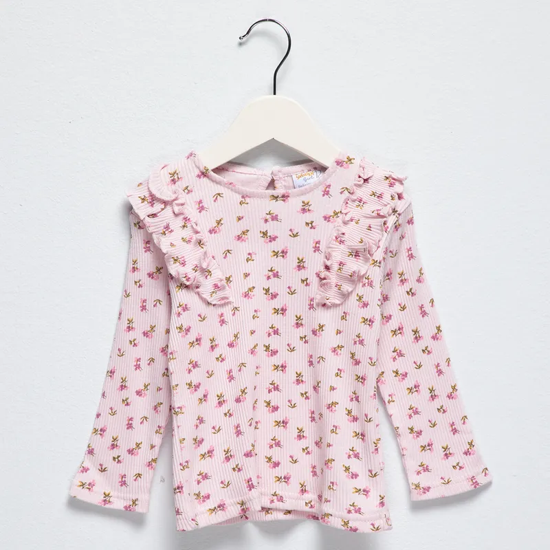 YAMP - Polera Manga Larga Bebé Niña Algodón Yamp
