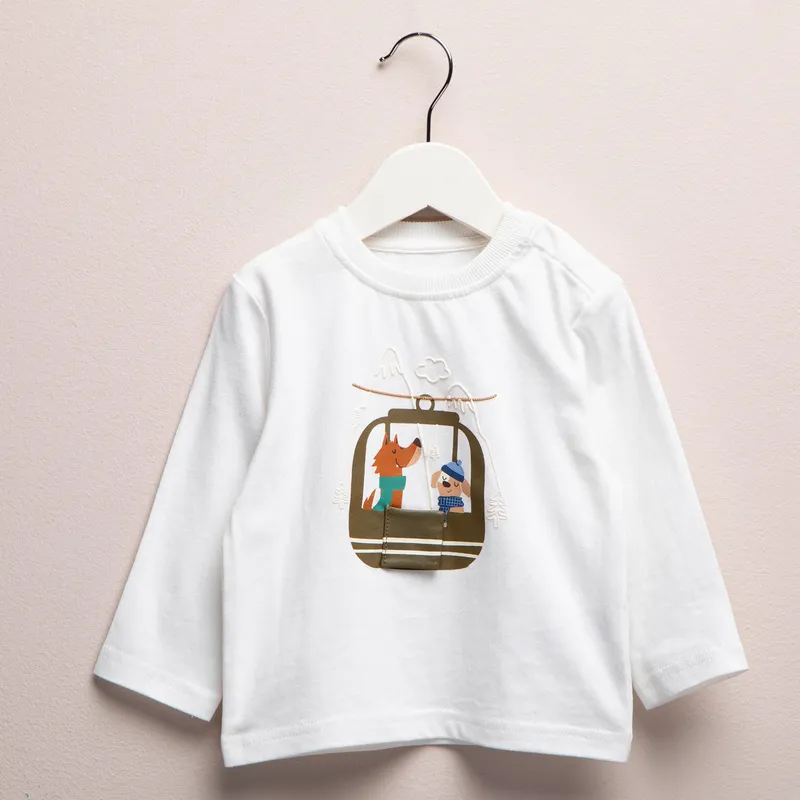 YAMP - Polera Manga Larga Bebé Niño Algodón Yamp