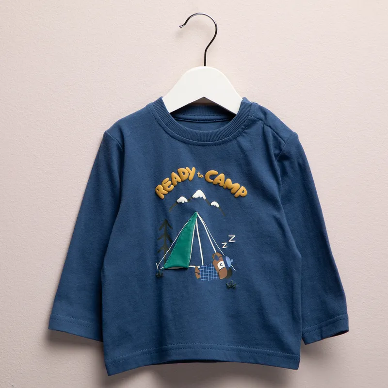 YAMP - Polera Manga Larga Bebé Niño Algodón Yamp