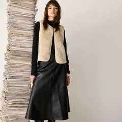 BASEMENT - Chaqueta Peluda Mujer