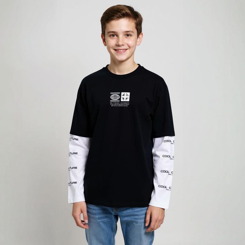 FEDERATION - Polera Algodón Niño Federation