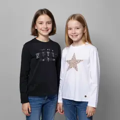 ELEVEN - Pack 2 Poleras Niña Algodón