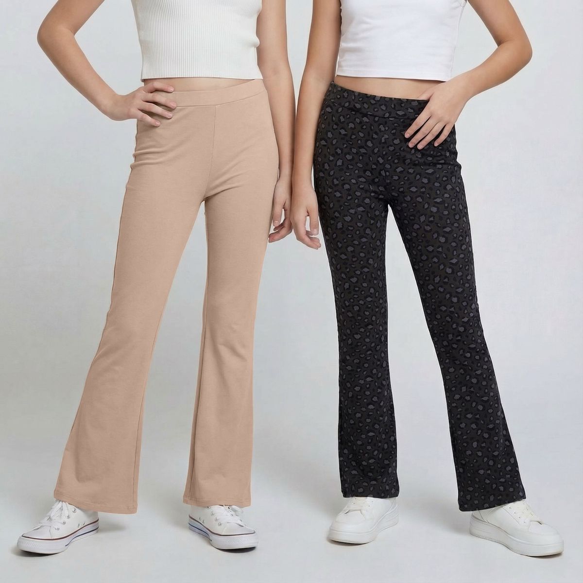 ELEVEN - Pack 2 Calzas Flare Niña Eleven