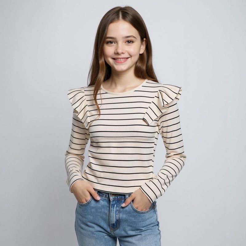 ELEVEN - Polera Niña Algodón Eleven
