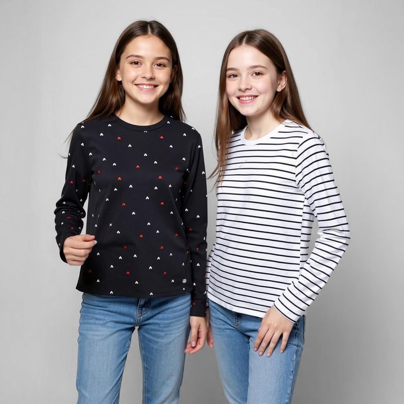 ELEVEN - Pack 2 Poleras Niña Eleven