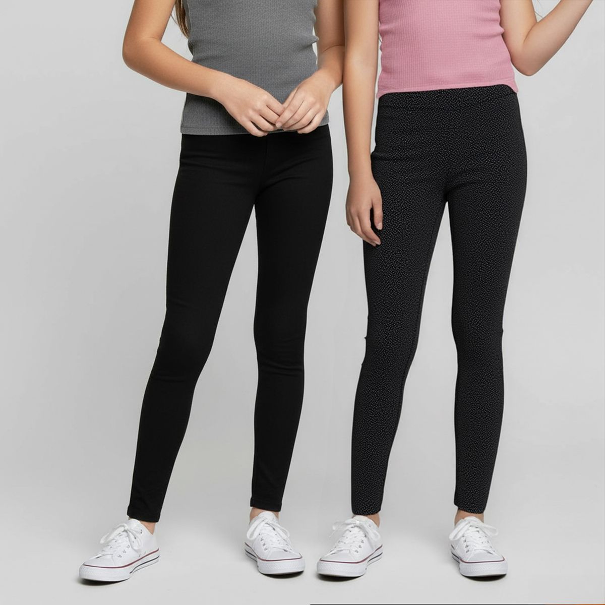 ELEVEN - Pack 2 Calzas Algodón Niña Eleven