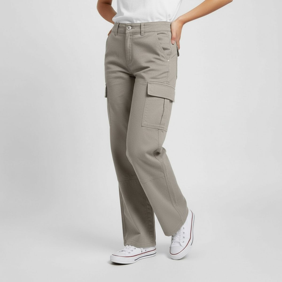 ELEVEN - Pantalón Cargo Wide Leg Niña Eleven