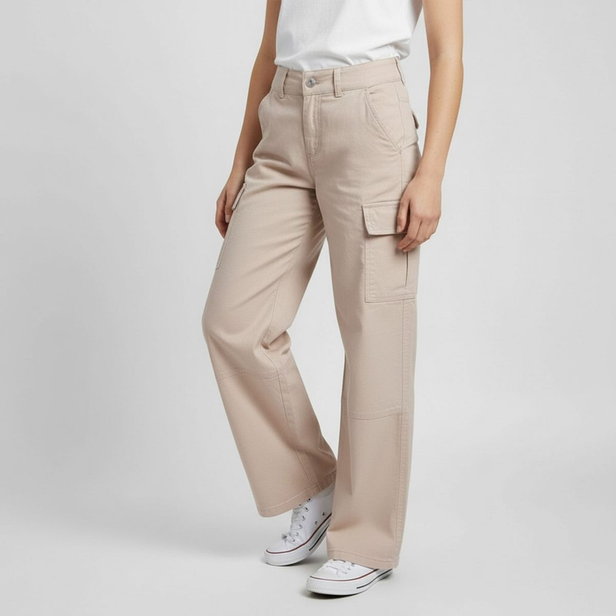 ELEVEN - Pantalón Cargo Wide Leg Niña Eleven