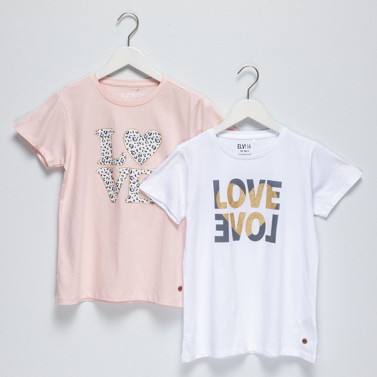 ELEVEN - Pack De 2 Poleras Niña Algodón Eleven