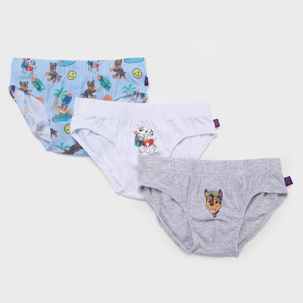 PAW PATROL - Pack 3 Slips Algodón Niño Paw Patrol