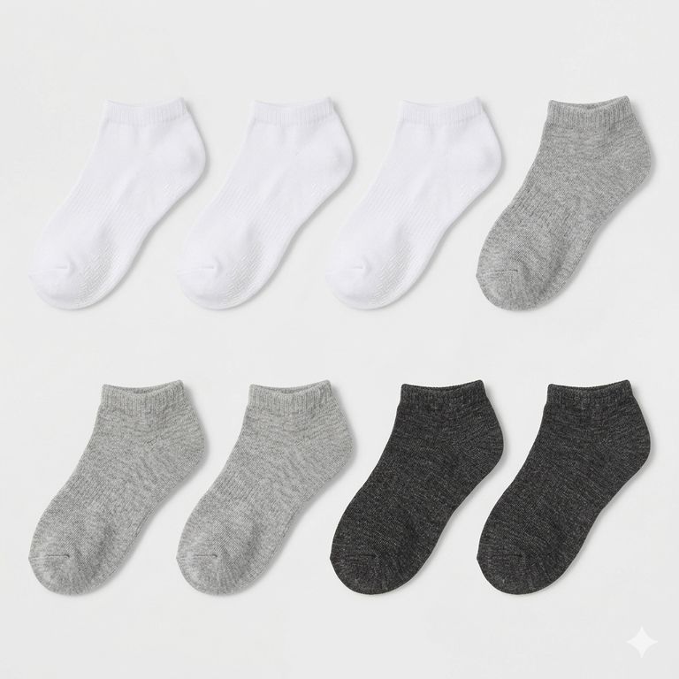 Pack de 8 Calcetines Algodón Niño