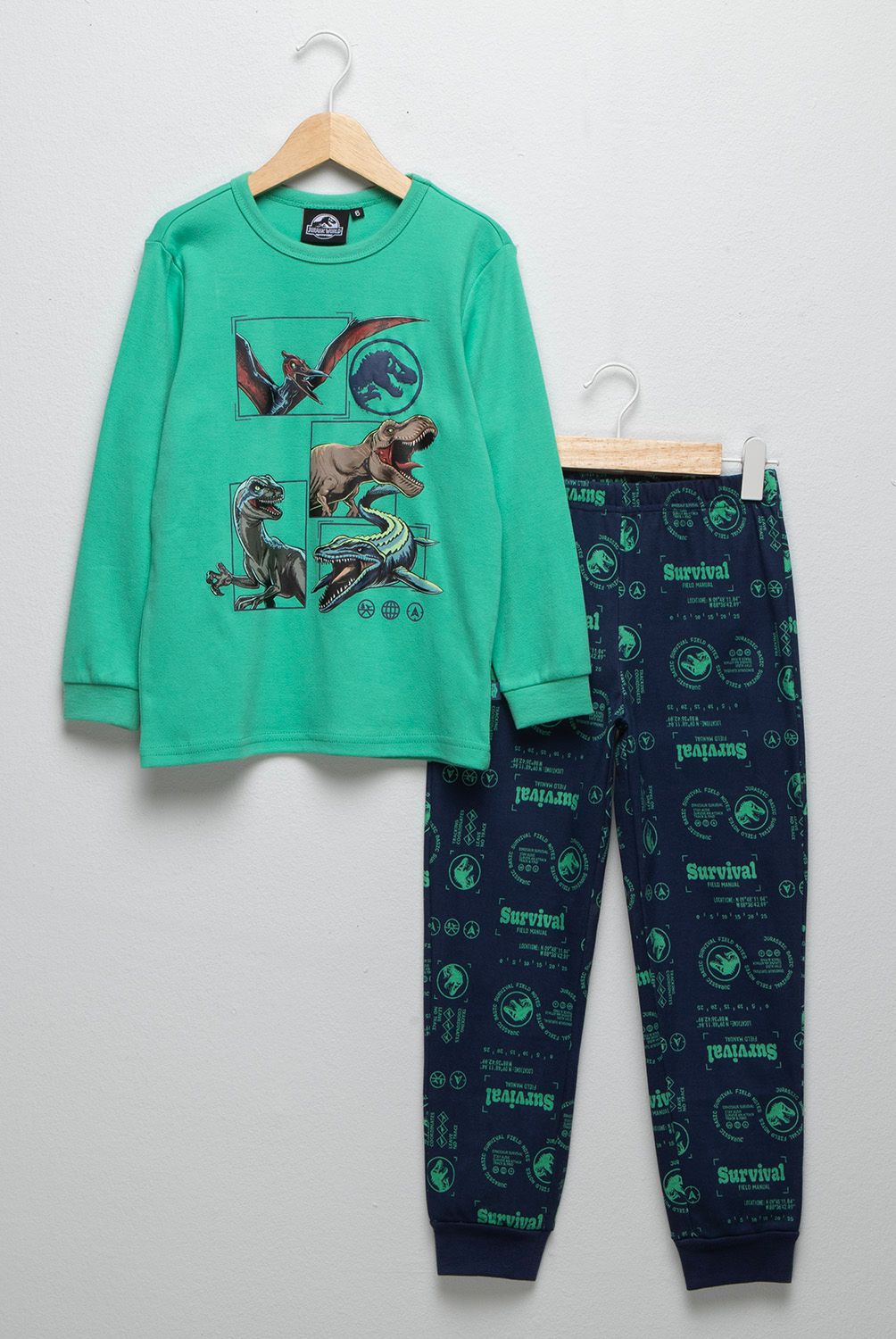 JURASSIC WORLD - Conjunto Pijama Niño Algodón Jurassic World